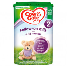 (低至$209) 2段 Cow & Gate (英國版牛欄) 嬰兒奶粉 (6個月以上) 800g