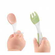 (激安低至7折) Richell 嬰兒學習叉匙 盒裝 (適合7個月以上) U