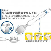 (低至7折) 日本製 Edison Mama 不銹鋼防滑學習餐具套裝 兒童餵食叉匙 - Disney Minnie (適合1歲半或以上) KZU