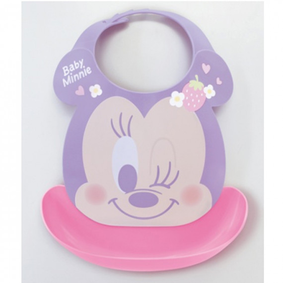 Disney Minnie 可折除輕便餵食圍兜 (日本製)