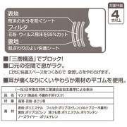 (低至$57) (適合4歲以上) 25枚 Skater 兒童 盒裝口罩 - Shinkansen 新幹線 (日本直送)