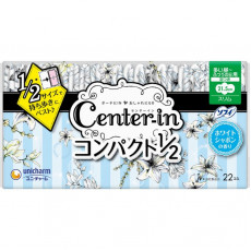 (低至7折後$21) Unicharm Center-In 纖薄柔軟 日用 有翼衛生巾 (香氣) 22枚 21.5cm 日本製 KZ