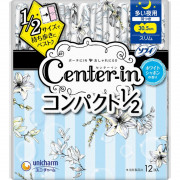 (低至7折後$21) Unicharm Center-In 纖薄柔軟 夜用 有翼衛生巾 (香氣) 12枚 30.5cm 日本製 KZ