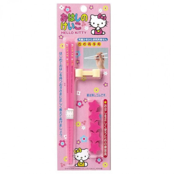 (日本製) Hello Kitty 兒童學習筷子 (左右手適用) (日本直送)