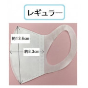 (低至5折) 日本製 60枚 平和 (適合男性) 醫療用 3D立體成人口罩 盒裝 高效 (VFE, PFE, BFE > 99%) (日本直送) KZU