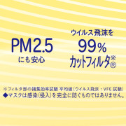 (低至$17) (適合3-6歲) 5枚 Unicharm 幼兒 超快適 3D立體口罩 高效 (VFE > 99%) (日本直送) U