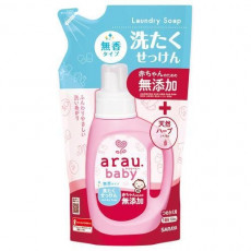 (低至$23) 日本製 無香 Arau Baby 嬰兒 洗衣液 (補充裝) 720ml Saraya 雅樂寶 U