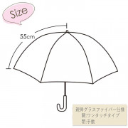 Disney 兒童透明直遮 雨傘  (日本直送)