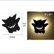 Pokemon 比卡超 剪影感應器壁燈 (日本直送)