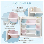 Iris 兒童玩具收納儲物架 (Sumikko Gurashi 角落生物) (日本直送) (包送貨) 什物架 雜物架 
