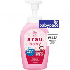(低至$35) 日本製 Arau Baby 嬰兒 奶瓶 奶樽清潔泡沫 洗潔液 樽裝 500ml Saraya 雅樂寶 KZU