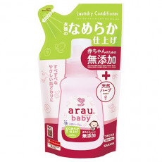 (低至$18) 日本製 Arau Baby 嬰兒 洗衣 衣物柔順劑 (補充裝) 440ml Saraya 雅樂寶 U