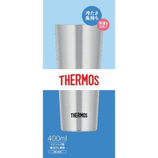 (低至7折) Thermos 膳魔師 不銹鋼 真空保溫杯 保冷保暖 銀色 400ml JDI-400 啤酒杯 (日本直送) 