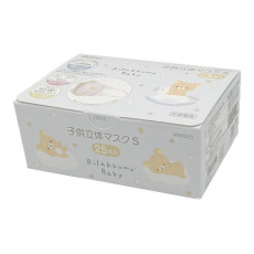 (低至$52) (適合2-3歲) 25枚 Skater 兒童 盒裝3D立體 口罩 - Rilakkuma Baby 鬆弛熊 (日本直送) KZ