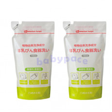 Akachan 奶瓶蔬果清潔液 補充裝 700ml  2袋 
