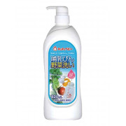 (低至$44) 日本製 Chu Chu 嬰兒 奶瓶 奶樽清潔泡沫 蔬果洗潔液 樽裝 820ml U