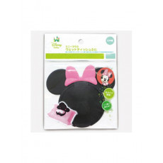 Disney Minnie 重覆黏貼濕紙巾專用盒蓋 (粉紅配黑色) 