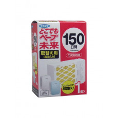 日本 Fumakilla Vape 3倍效果 無味電子 驅蚊器 150日 替換裝 